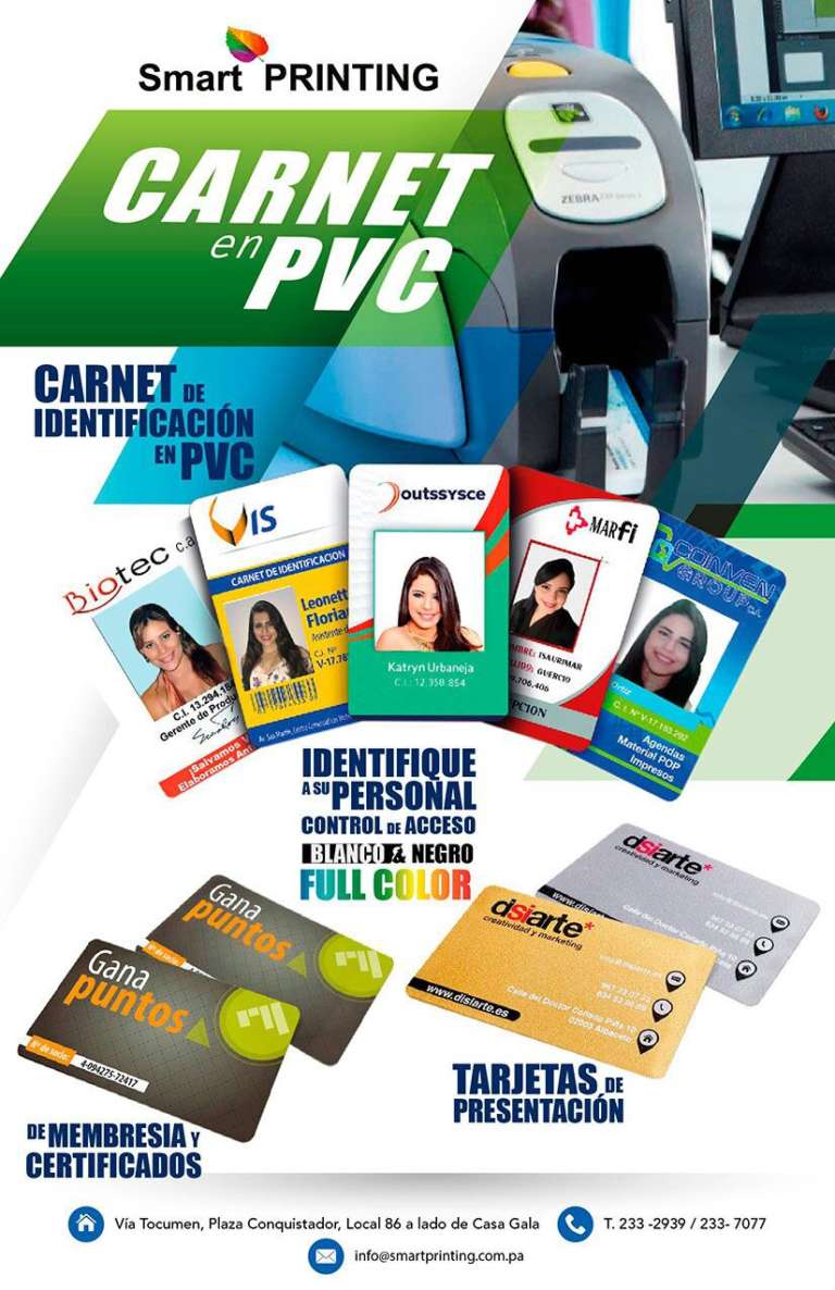 Carnet En Pvc Smart Printing 5413